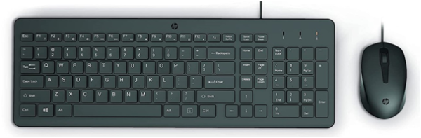 HP 150 Wired Keyboard and Mouse Combo