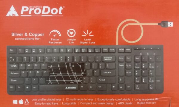 Prodot Feather - Chiclet Keyboard (Black) - Image 8