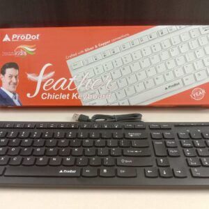 Prodot Feather - Chiclet Keyboard (Black)